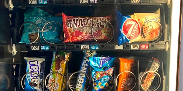 Автоматы для продажи еды и напитков